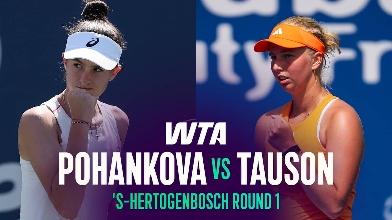 Mia Pohankova vs. Clara Tauson | 2026 's-Hertogenbosch Round 1 | WTA Match Highlights