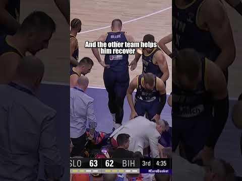 Sportsmanship at its best 👏🏻 #EuroBasket