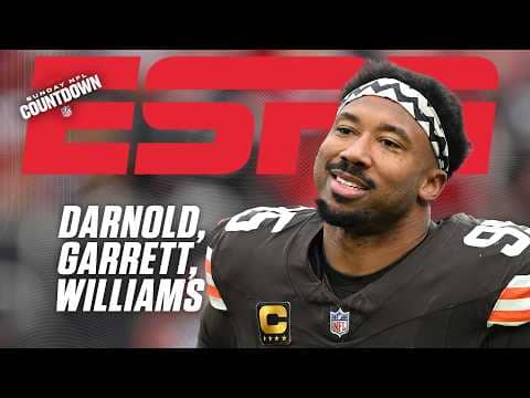 Sam Darnold's Destiny, Myles Garrett on Shedeur Sanders & Kyren Williams talks Rams | NFL Countdown