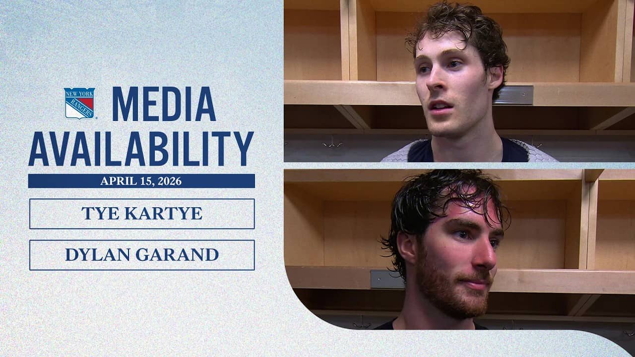 NYR at TBL: Tye Kartye & Dylan Garand Postgame Media Availability | Apr. 15, 2026