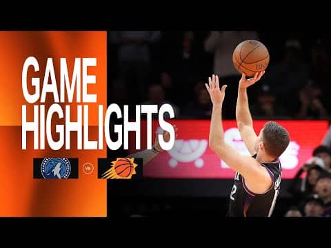 Suns Score Nine Points in Final 49 Seconds to Beat Minnesota Timberwolves | 11-21-25