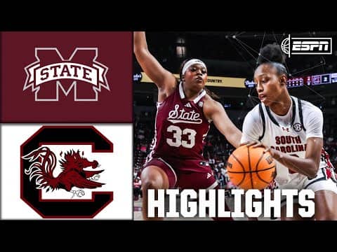 Mississippi State Bulldogs vs. South Carolina Gamecocks | Full Game Highlights | ESPN CBB