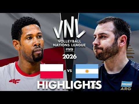 Poland 🇵🇱 vs Argentina 🇦🇷 | Highlights | Men's VNL 2026