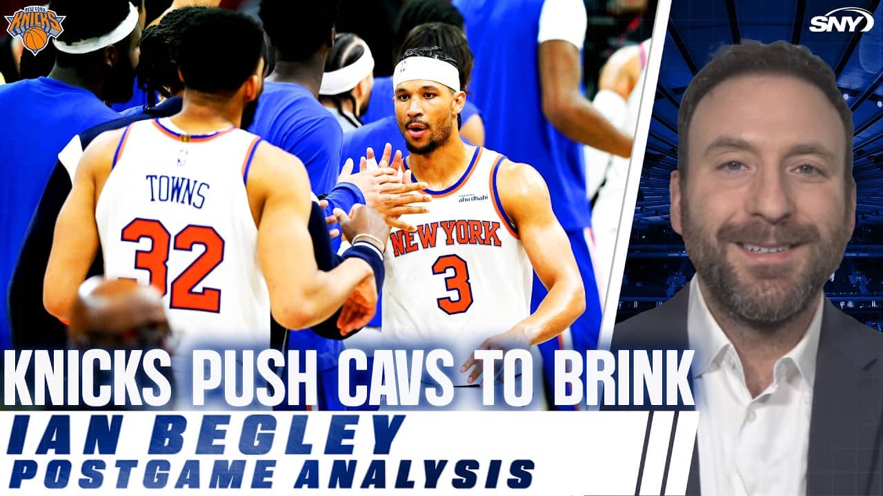 Ian Begley talks Knicks’ Game 3 win in Cleveland, postseason winning streak