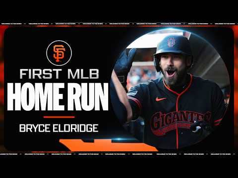 Bryce Eldridge SPLASHES DOWN for his FIRST MLB home run! 🤩💪 (Giants #1 prospect!)