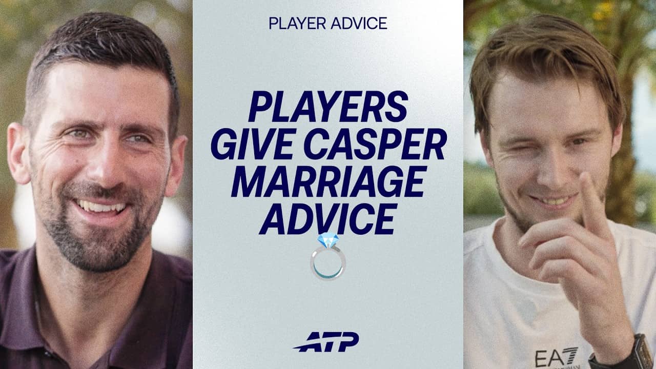 Tennis Players Give Casper Ruud Wedding Advice 💍