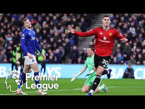 Benjamin Sesko guides Man United past Everton | Premier League Update | NBC Sports
