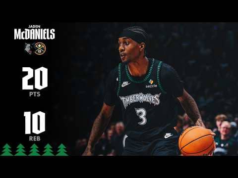 Jaden McDaniels Goes Off With A Double-Double Vs The Denver Nuggets | 4.23.26