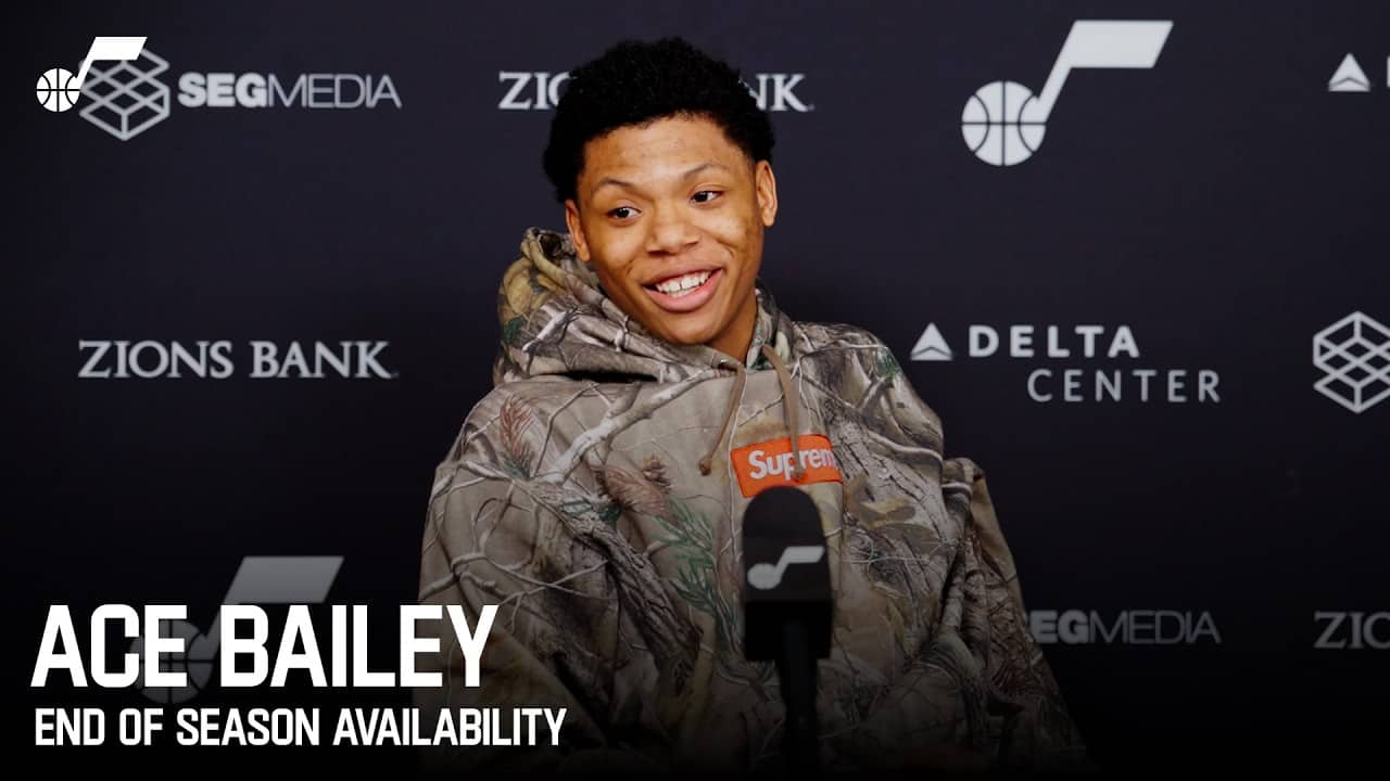 ACE BAILEY 2025-26 End of Season Media Availability 🎙️ | UTAH JAZZ