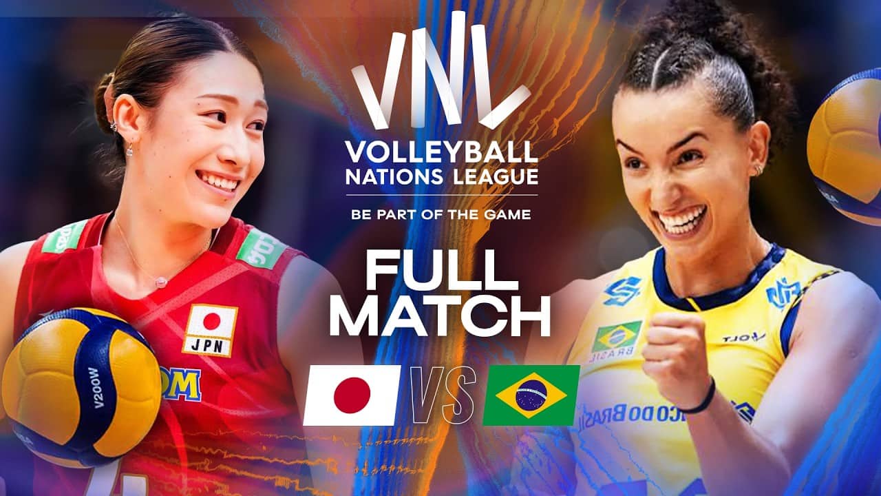 Japan 🇯🇵 vs. Brazil 🇧🇷 | VNL 2025 - Full Match | Week 3