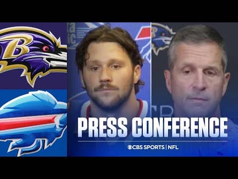 Bills’ Josh Allen, Ravens’ John Harbaugh speak following EPIC Week 1 Sunday Night Football matchup