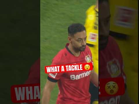 This tackle by Karim Bellarabi 3️⃣8️⃣😧