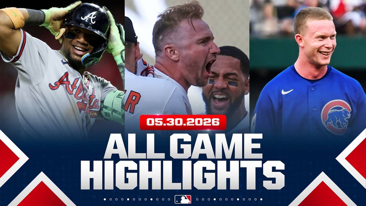 Highlights from ALL GAMES on 5/30 (Ronald Acuña Jr.'s two-homer game, Pete Alonso's walk-off, MORE!)