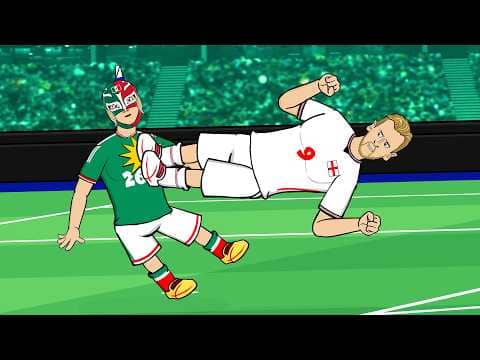 MEXICO 2-3 ENGLAND🔥 (World Cup 2026 Highlights Goals Red Card)