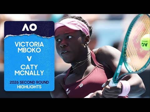 Victoria Mboko v Caty McNally Highlights | Australian Open 2026 Second Round