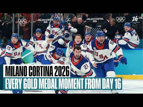 Every gold medal moment from Day 16 of Milan Cortina