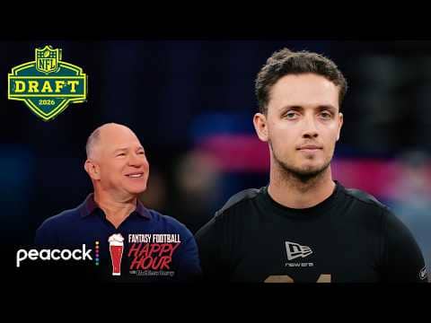 NFL Draft Round 2-3 reactions: Beck, Allar go + Tight ends fly | Fantasy Football Happy Hour (FULL)