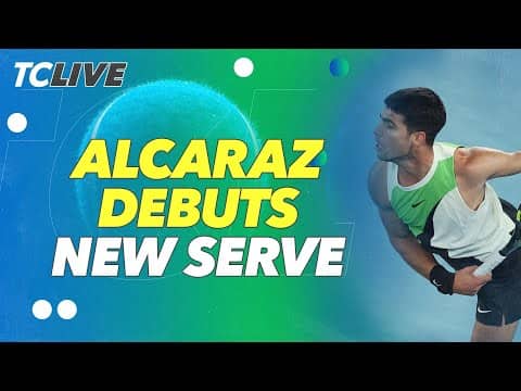 Carlos Alcaraz "Perfect" in 1st Match without Juan Carlos Ferrero | 2026 Australian Open | TC Live