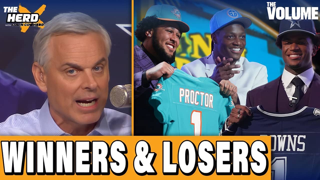 Draft WINNERS & LOSERS: Downs a STEAL for Cowboys, Titans & Dolphins REACH in Round 1 | HERD NFL