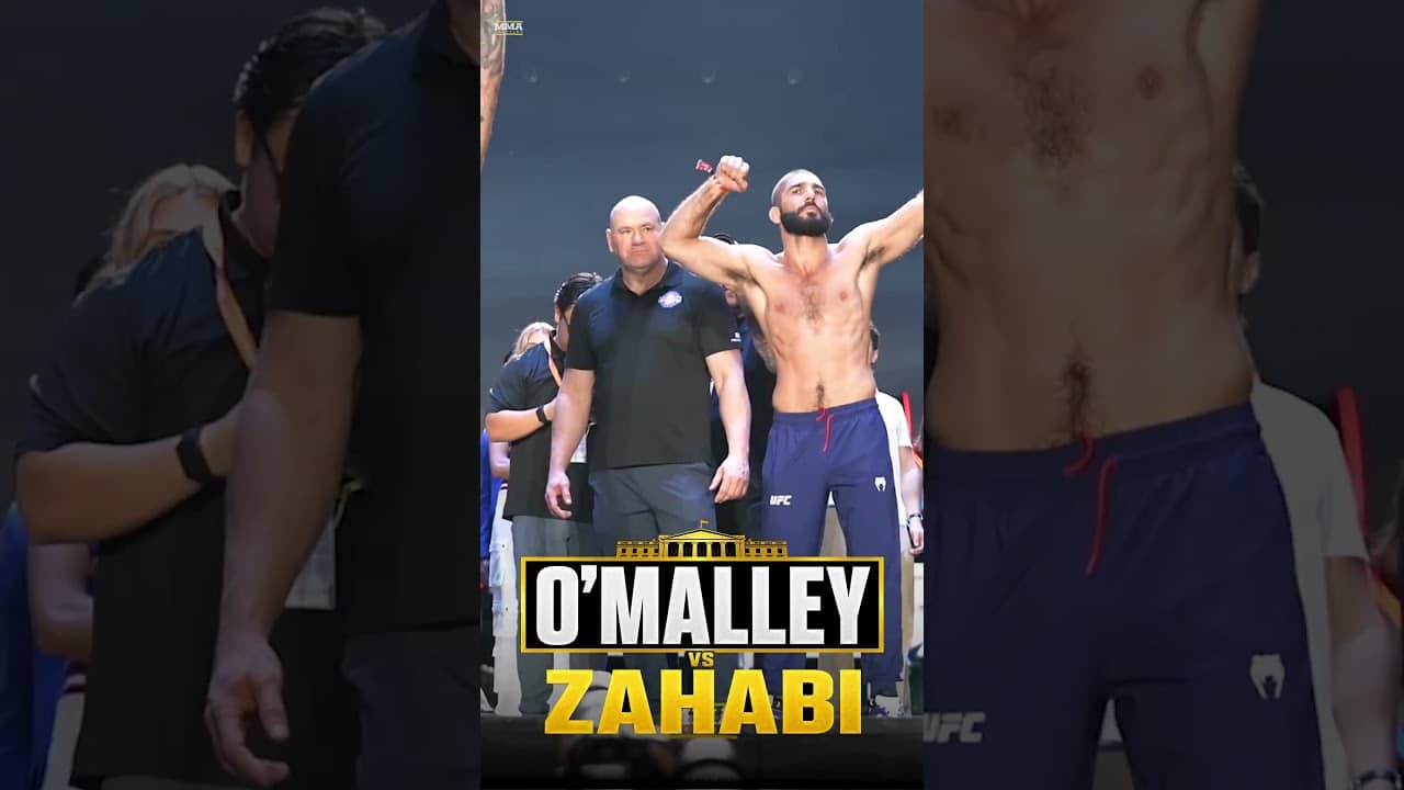 Sean O'Malley And Aiemann Zahabi Share Final Faceoff Before UFC White House - MMA Fighting
