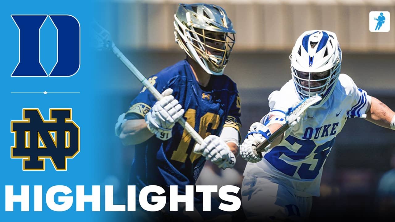 Duke vs Notre Dame | NCAA College Lacrosse | Highlights - April 18, 2026
