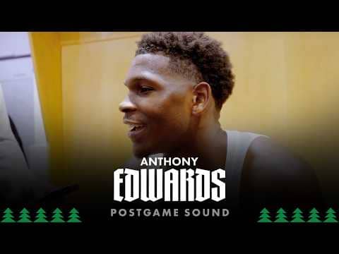 "I'll Make More Than I Miss, I Promise You That." | Anthony Edwards Postgame Sound | 2.4.26