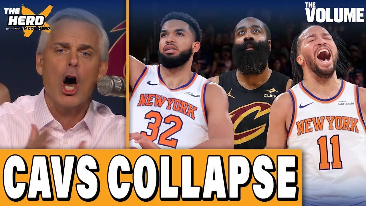 Game 1 REACTIONS: Brunson leads Knicks COMEBACK, Harden & Cavs COLLAPSE | Colin Cowherd: HERD NBA