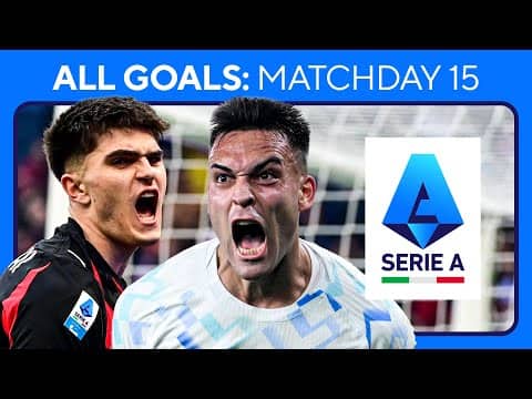 EVERY GOAL from Matchday 15 in SERIE A: Bartesaghi DOUBLE | CBS Sports Golazo