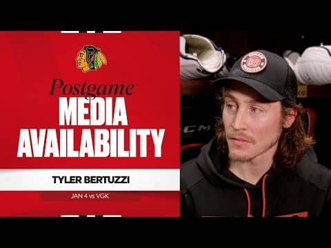 "All year I've been feeling good." | Tyler Bertuzzi Postgame 1.4.26