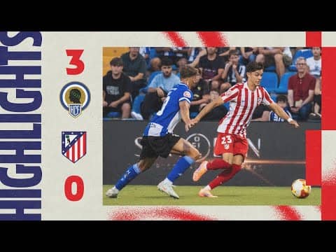 Hércules 3-0 Atlético Madrileño | HIGHLIGHTS - 1ª RFEF, MD7