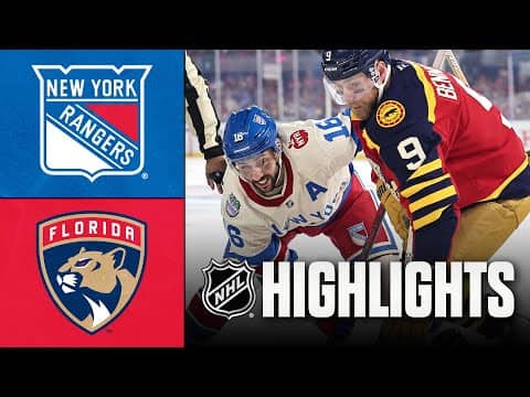 Rangers vs. Panthers | NHL Winter Classic Highlights | January 02, 2026