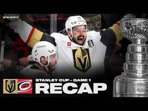 Golden Knights outlast Hurricanes in CLASSIC, take 1-0 series lead | 2026 Stanley Cup Final