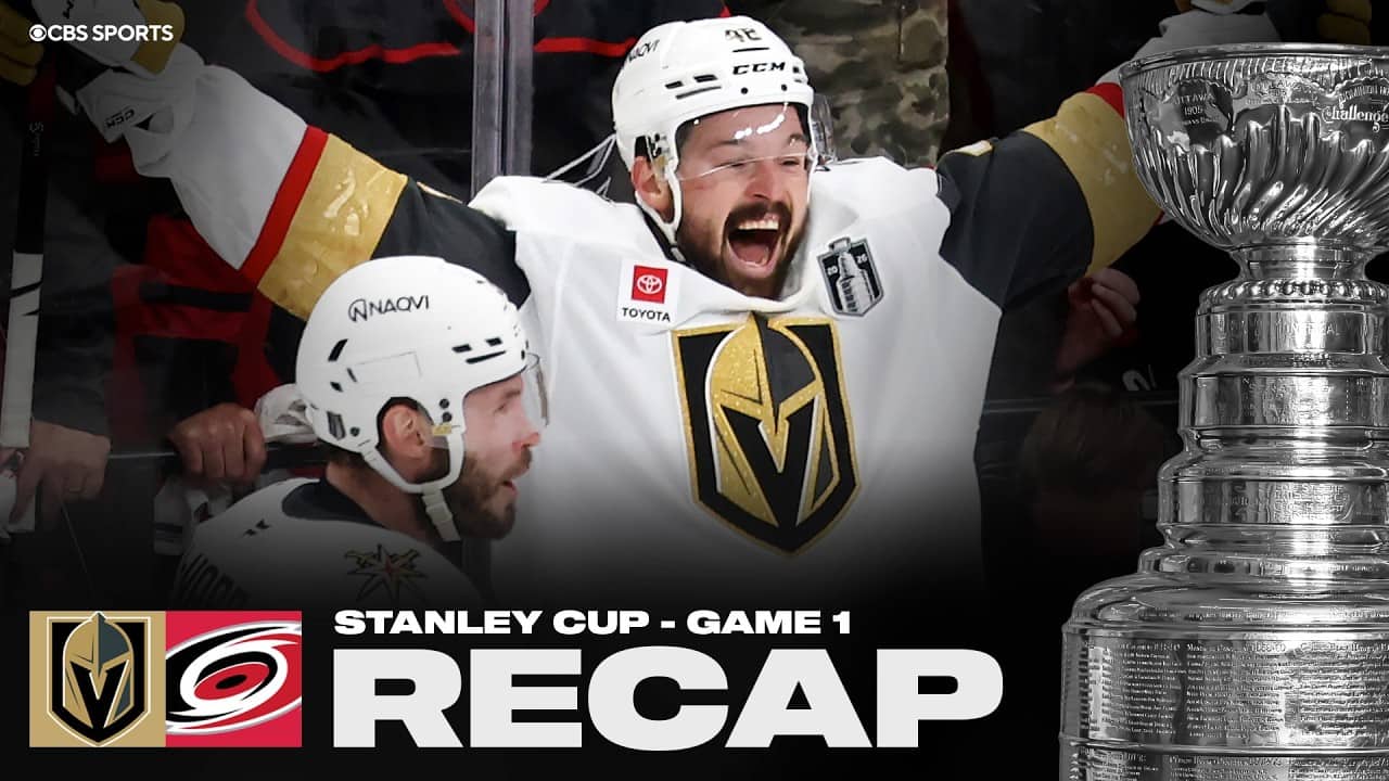 Golden Knights outlast Hurricanes in CLASSIC, take 1-0 series lead | 2026 Stanley Cup Final