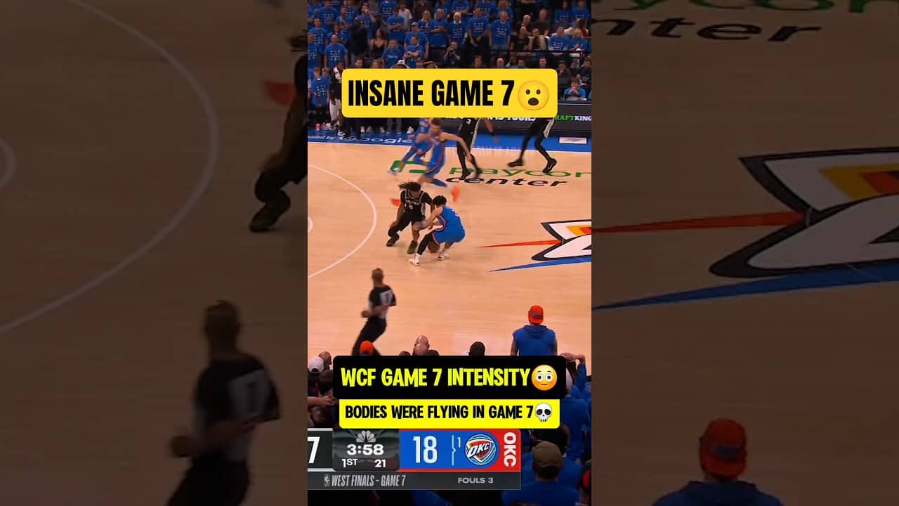 Bodies were FLYING everywhere in Game 7😮