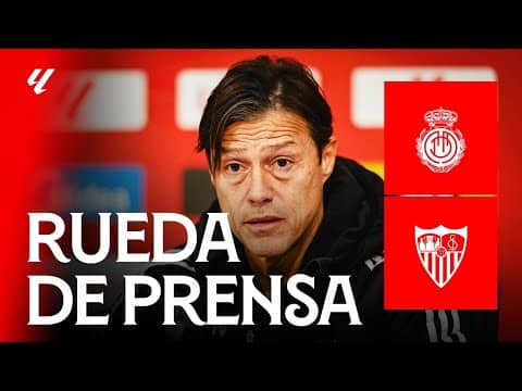 Rueda de prensa de Matías Almeyda previa al #MallorcaSevilla |• EN DIRECTO