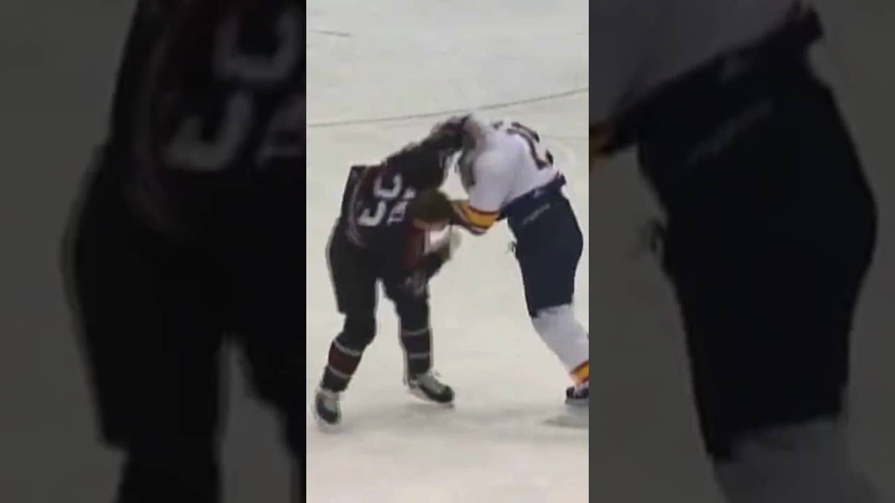 Craig Brunel vs Darcy Hordichuk #WHL Jan 9/00