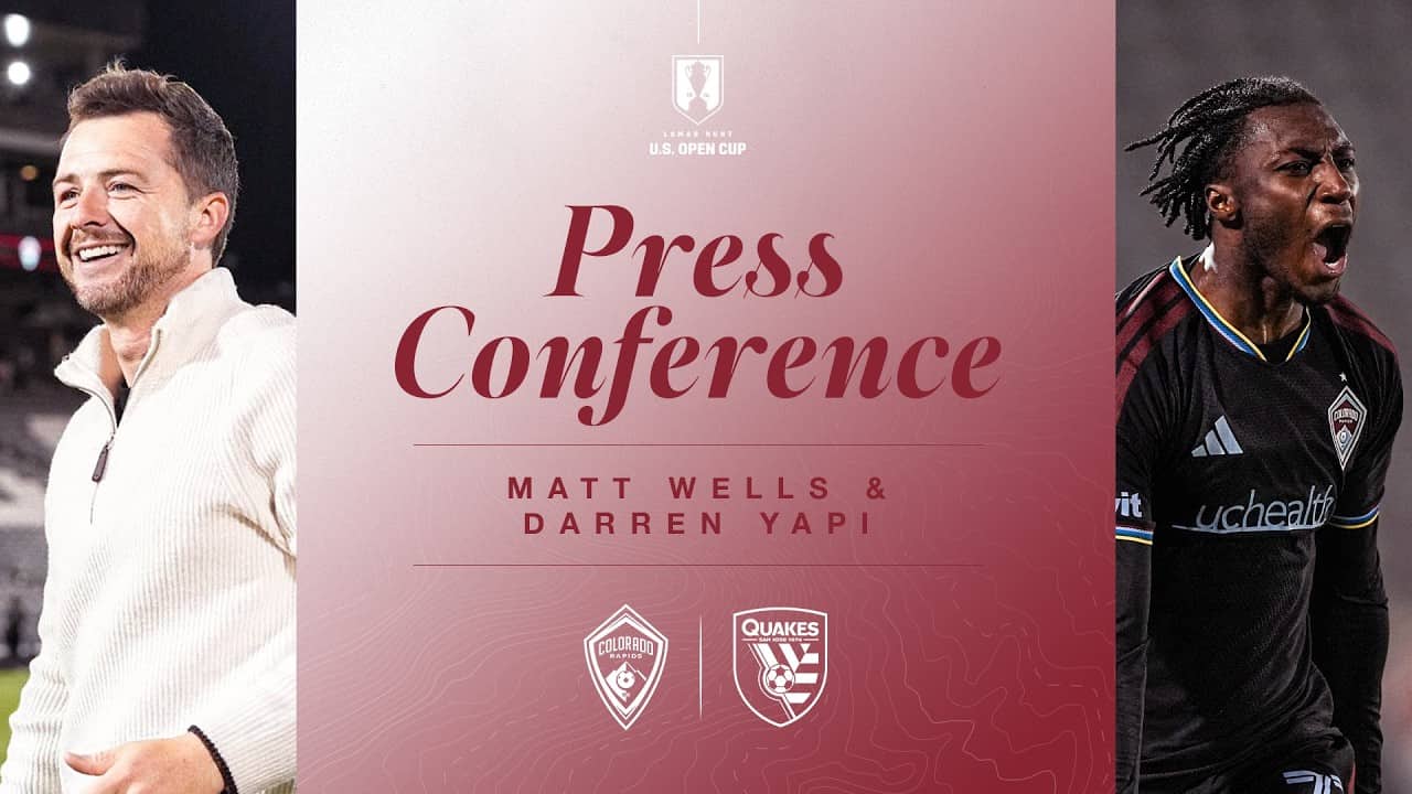 Postgame Press Conference: Colorado Rapids vs San Jose Earthquakes