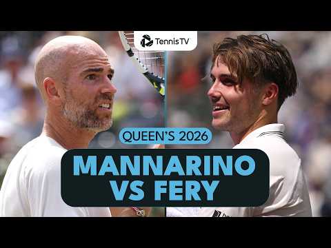 Adrian Mannarino Faces Arthur Fery 🇫🇷🇬🇧 | Queen's 2026 Highlights