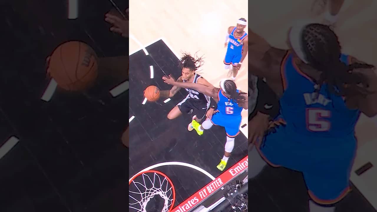 That was tuff #DevinVassell #Spurs #NBA