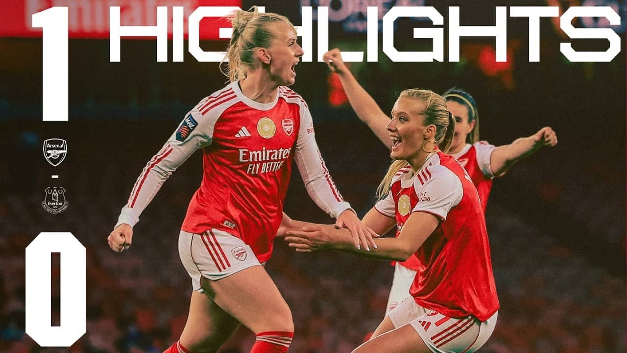 STINA GRABS LAST-GASP WINNER 🔥 | HIGHLIGHTS | Arsenal 1-0 Everton | WSL
