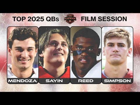 Breaking down film from the top QBs of the 2025 college football season | The Playbook