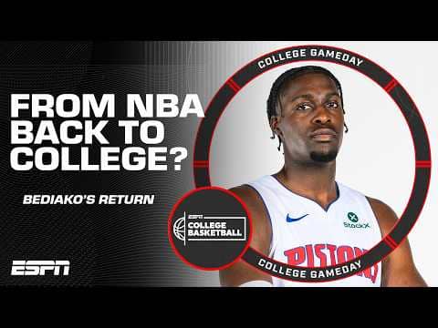 Should Charles Bediako be able to return to Alabama FROM THE NBA? GameDay breaks it down 🤔