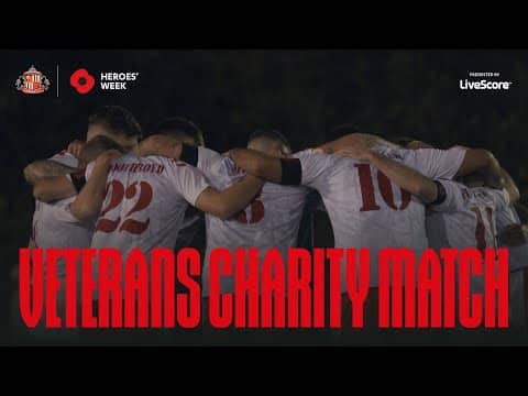 Sunderland Veterans vs Newcastle Veterans | Heroes’ Week Match | Kevin Ball Shows His Support