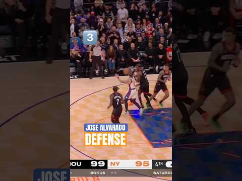 5 steals from GTA5️⃣ 😤 #knicks #defense #josealvarado #nba #impact #newyork