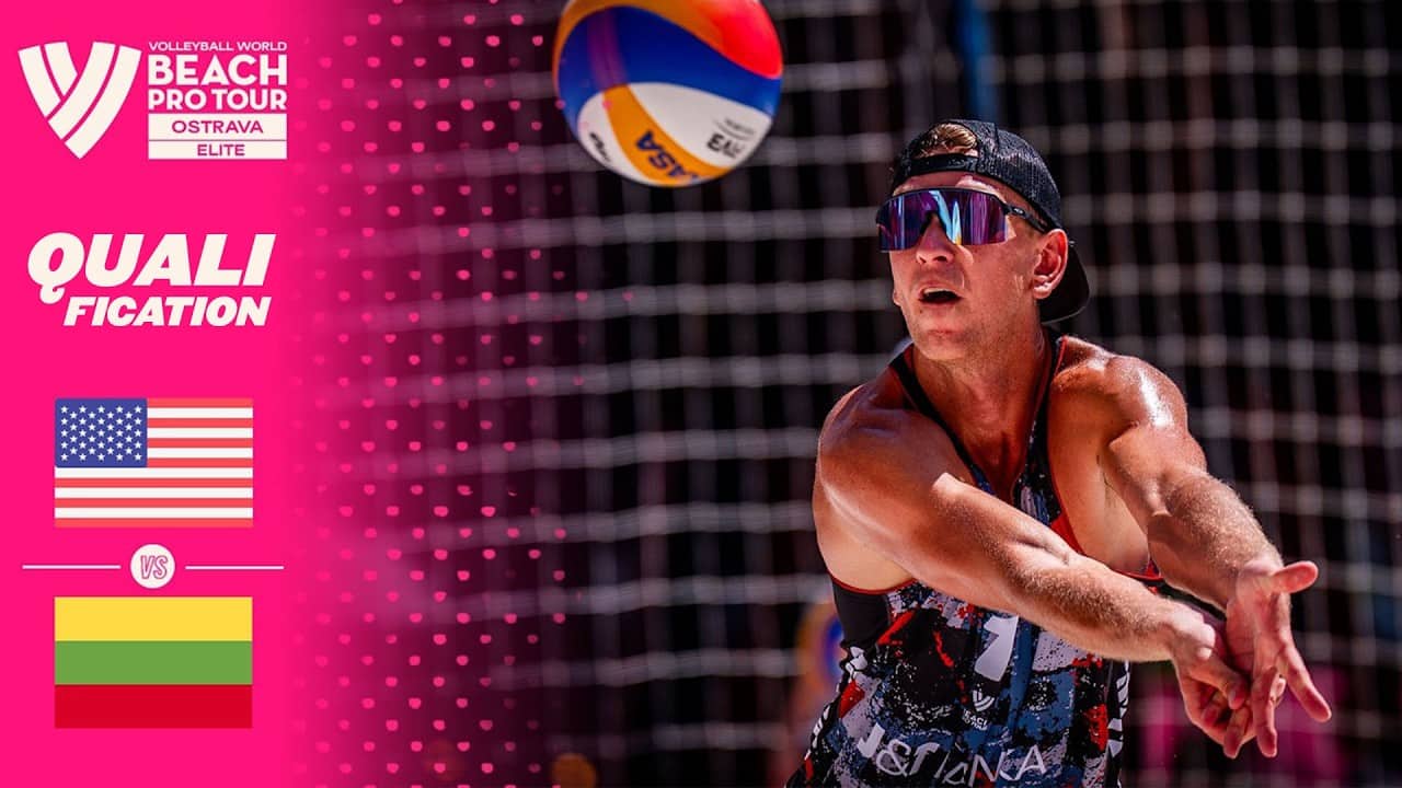 Shaw/Partain vs. Rumsevicius/Palubinskas - Qualification Highlights | Ostrava 2026 #BeachProTour