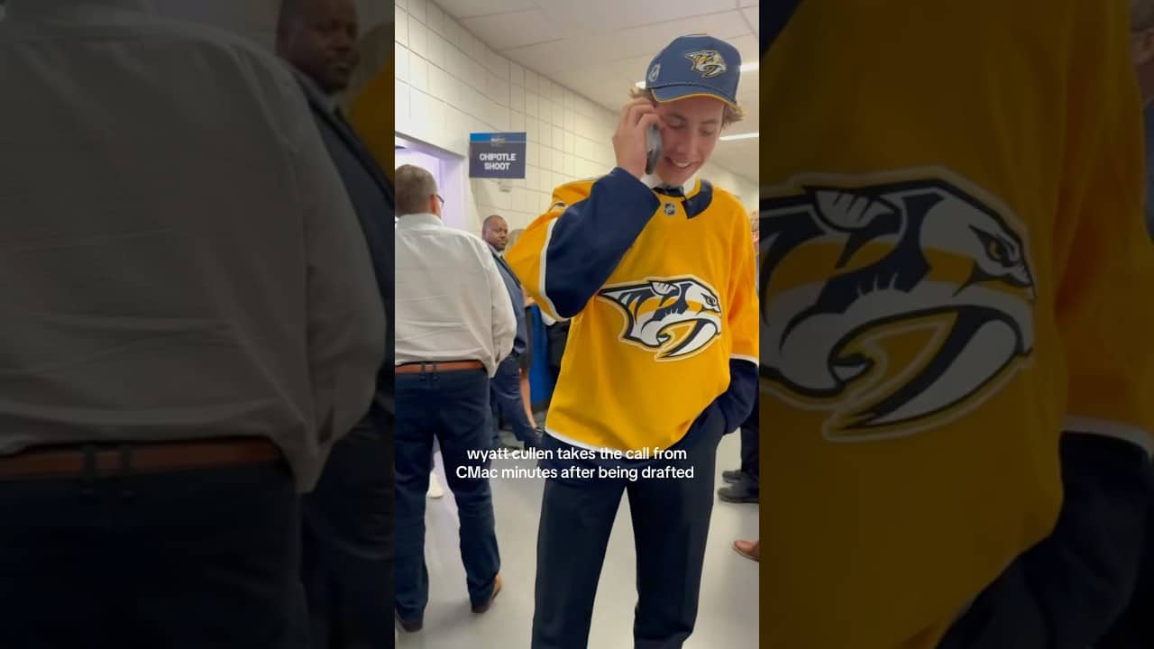 Wyatt Cullen answered the call #predsnhl #nhldraft