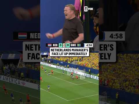 It didn't take long for Ronald Koeman to celebrate his team on the pitch today 🇳🇱
