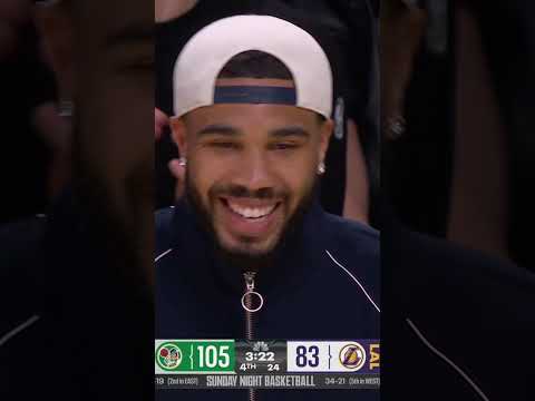 JT loves watching Payton cook 😁 #celtics #nba #shorts