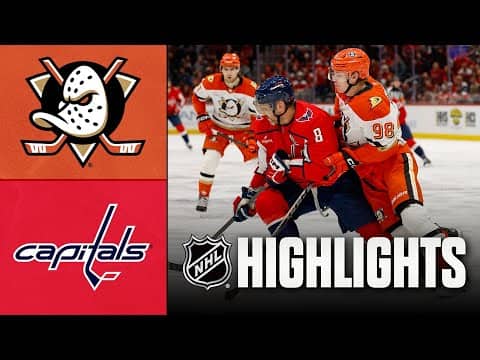 Ducks vs. Capitals | NHL Highlights | January 05, 2026