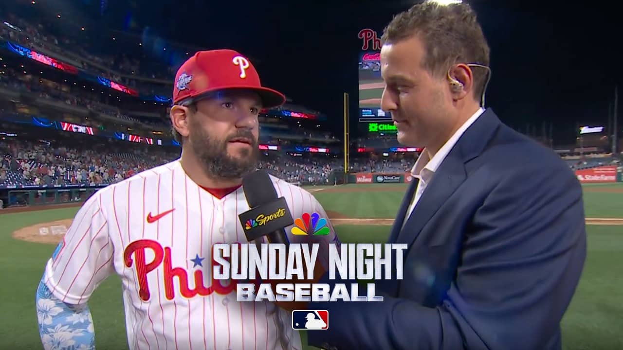 Kyle Schwarber: Phillies' lineup has ‘no complacency’ | Sunday Night Baseball | MLB on NBC
